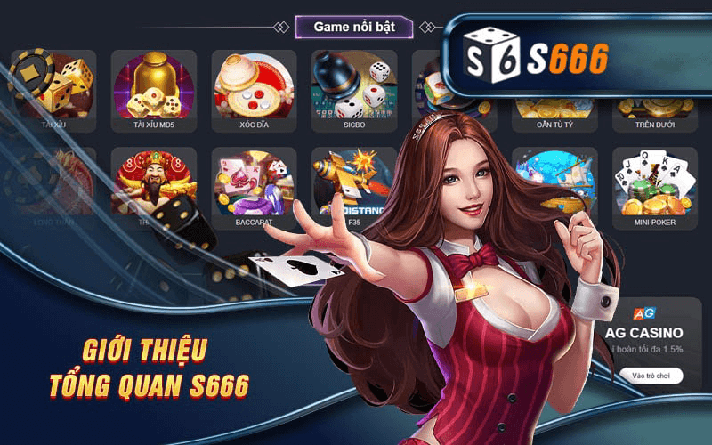 S666 Casino Trải nghiệm đánh bạc trực tuyến chất lượng cao